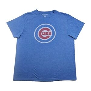 Chicago Cubs Wright & Ditson Makers XL Blue Letter Logo shirt Cubbies Baby Bears